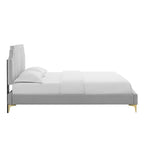 Sienna Performance Velvet Full Platform Bed by Modway - MOD-6912