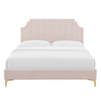 Sienna Performance Velvet Full Platform Bed by Modway - MOD-6912