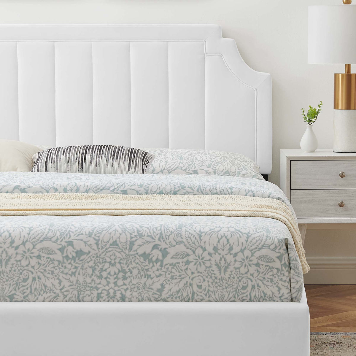 Sienna Performance Velvet Full Platform Bed by Modway - MOD-6913