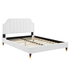 Sienna Performance Velvet Full Platform Bed by Modway - MOD-6913