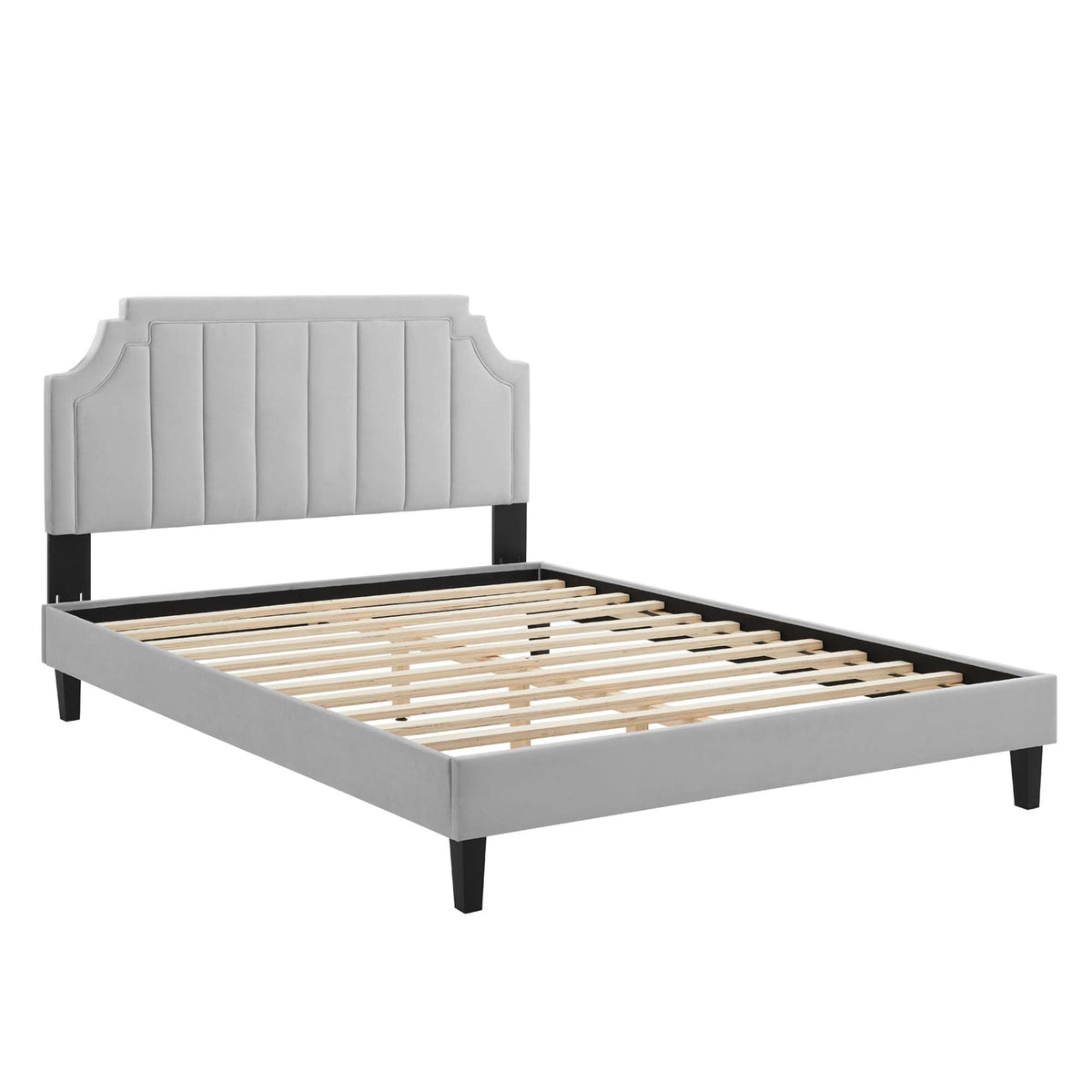 Sienna Performance Velvet Full Platform Bed by Modway - MOD-6914