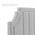 Sienna Performance Velvet Full Platform Bed by Modway - MOD-6914
