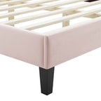 Sienna Performance Velvet Full Platform Bed by Modway - MOD-6914