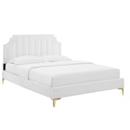 Sienna Performance Velvet King Platform Bed by Modway - MOD-6918