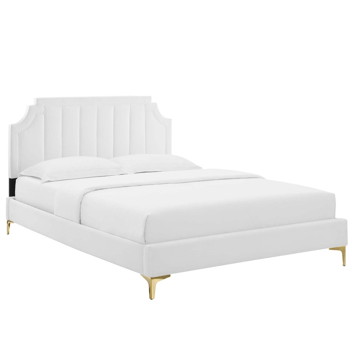 Sienna Performance Velvet King Platform Bed by Modway - MOD-6918