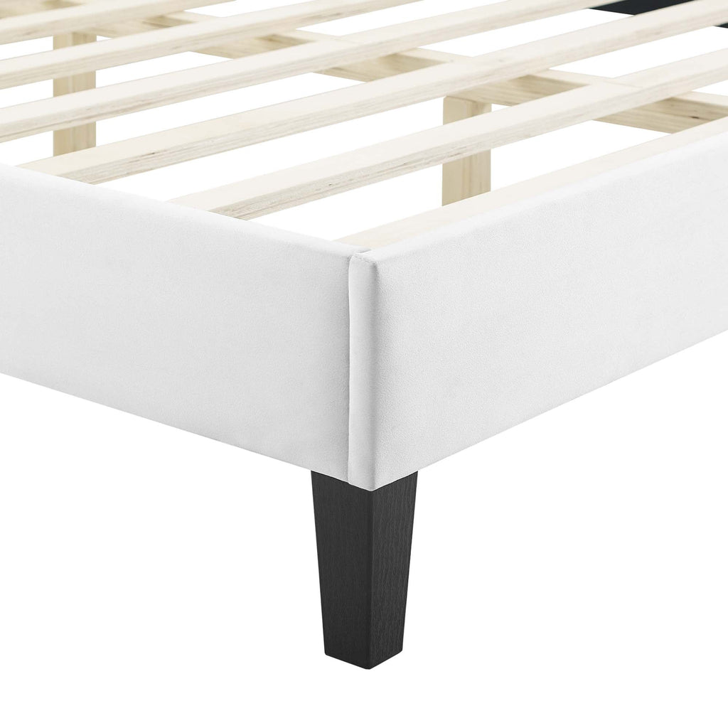 Sienna Performance Velvet King Platform Bed by Modway - MOD-6920