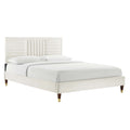 Sofia Channel Tufted Performance Velvet Full Platform Bed by Modway - MOD-6999