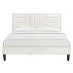 Sofia Channel Tufted Performance Velvet King Platform Bed by Modway - MOD-7015
