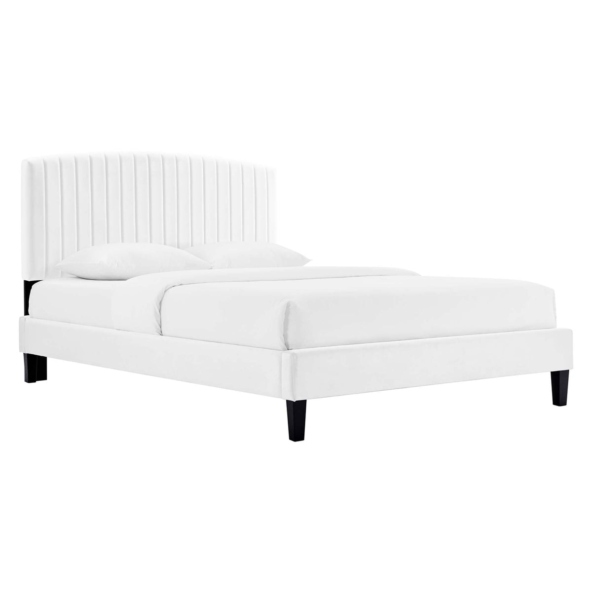 Alessi Performance Velvet Platform Bed by Modway