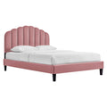 Daisy Performance Velvet Platform Bed by Modway