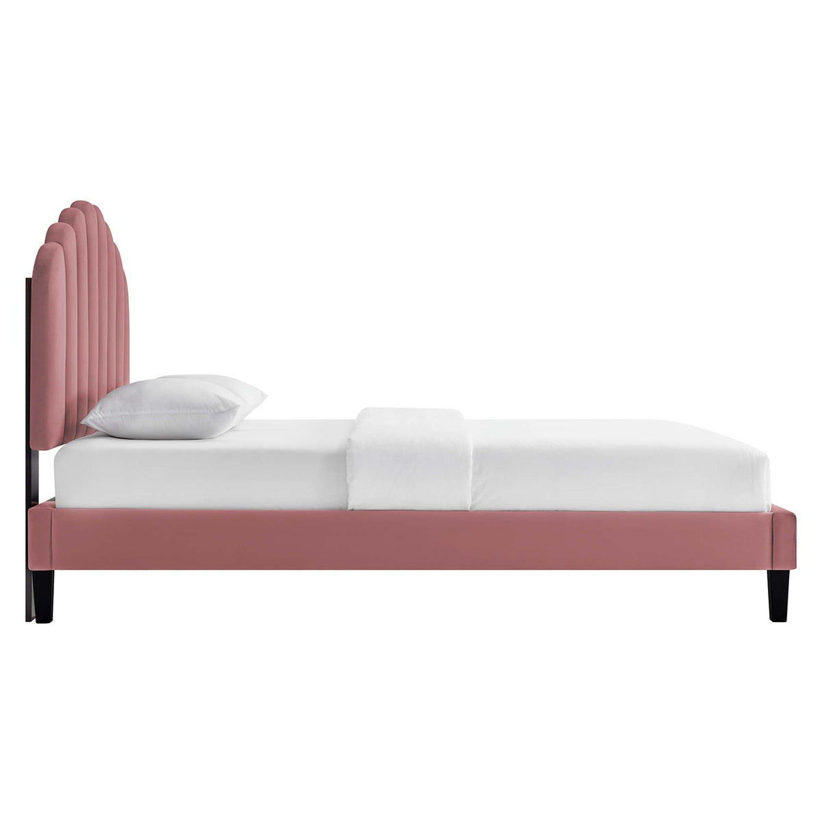 Daisy Performance Velvet Platform Bed by Modway