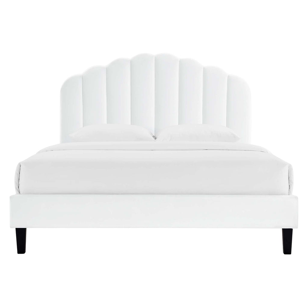 Daisy Performance Velvet Platform Bed by Modway