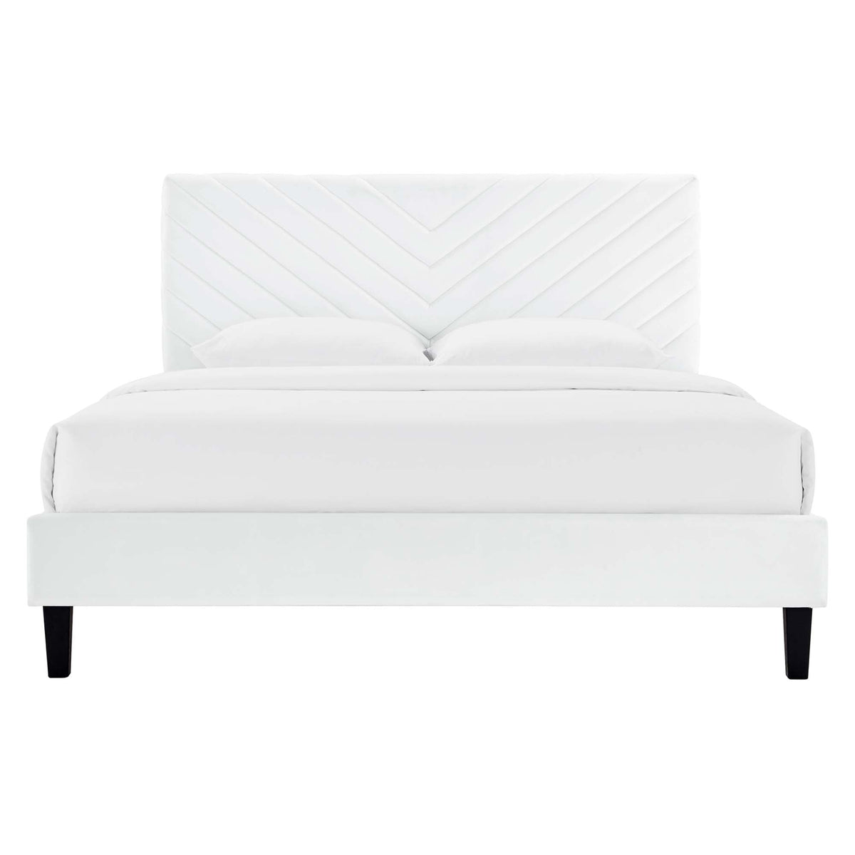 Roxanne Performance Velvet Platform Bed by Modway