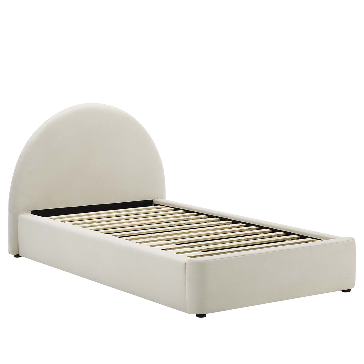 Modway Resort Velvet Platform Bed — Twin & Full
