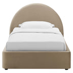 Modway Resort Velvet Platform Bed — Twin & Full