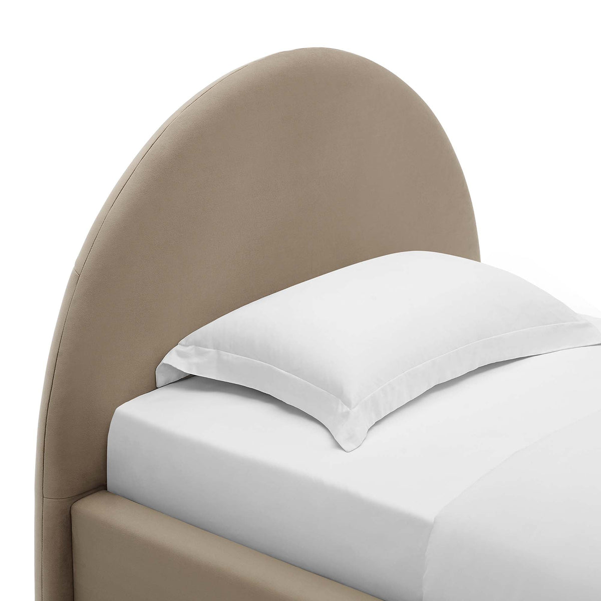 Modway Resort Velvet Platform Bed — Twin & Full