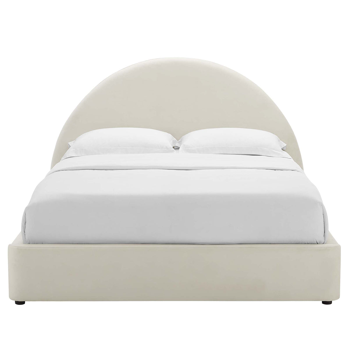 Modway Resort Velvet Platform Bed — Twin & Full
