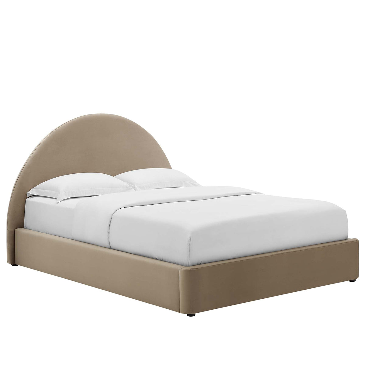 Modway Resort Velvet Platform Bed — Twin & Full
