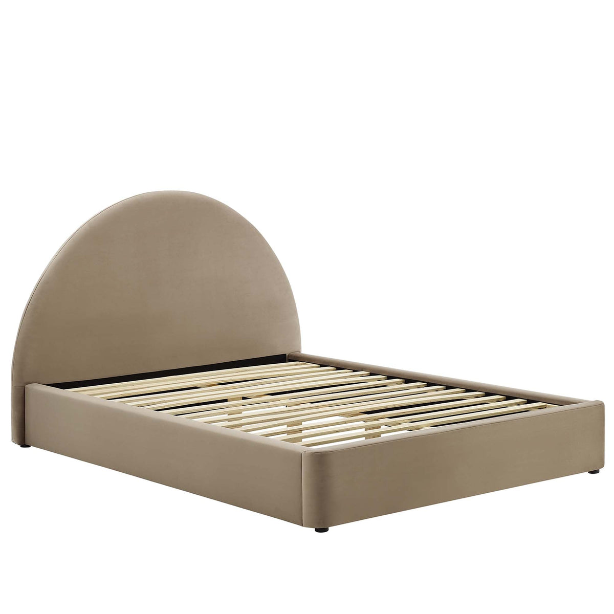 Modway Resort Velvet Platform Bed — Twin & Full