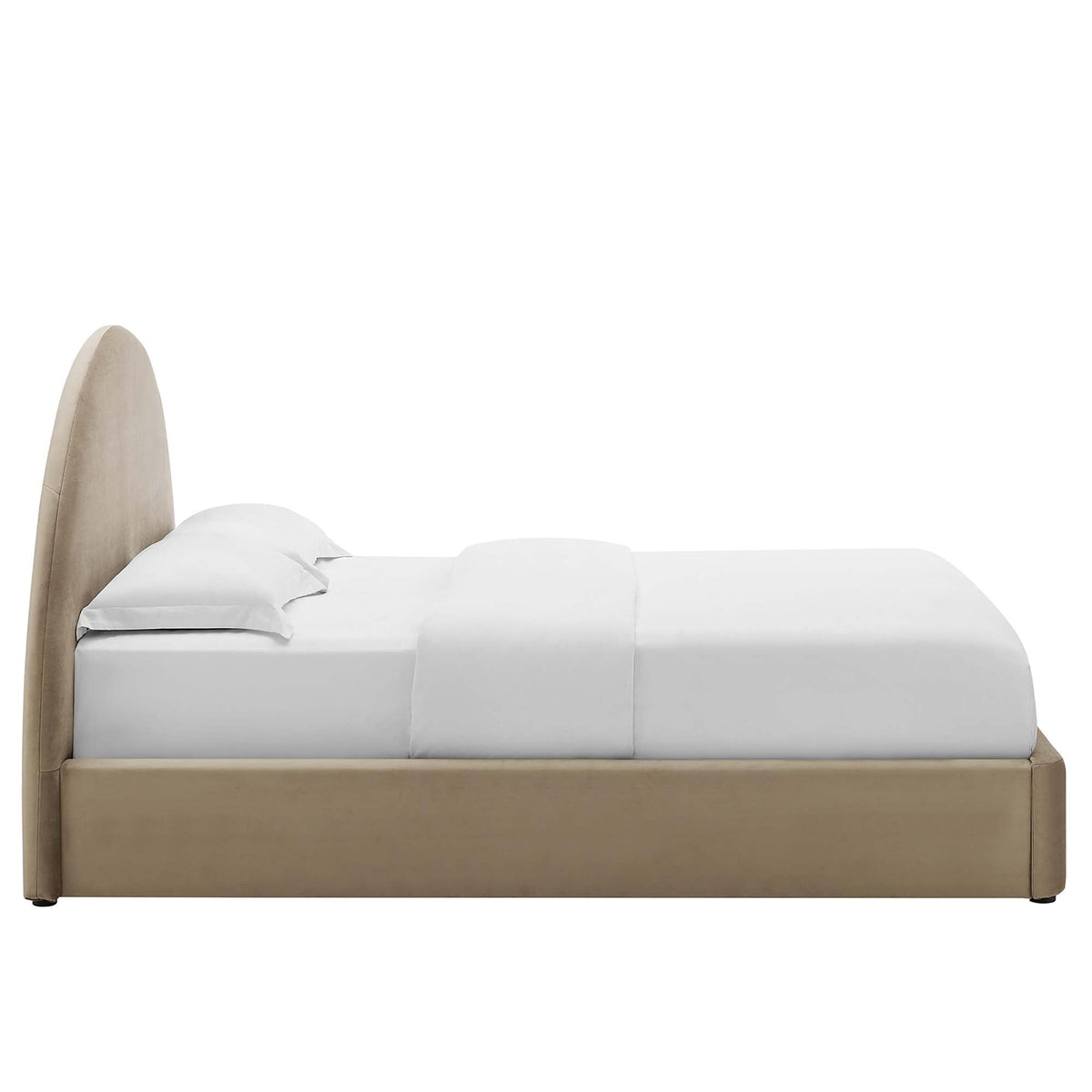 Modway Resort Velvet Platform Bed — Twin & Full