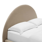 Modway Resort Velvet Platform Bed — Twin & Full