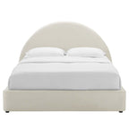 Resort Performance Velvet Arched Round Queen Platform Bed by Modway
