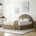 Resort Performance Velvet Arched Round Queen Platform Bed by Modway