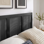 Sirocco Rattan and Wood Platform Bed by Modway