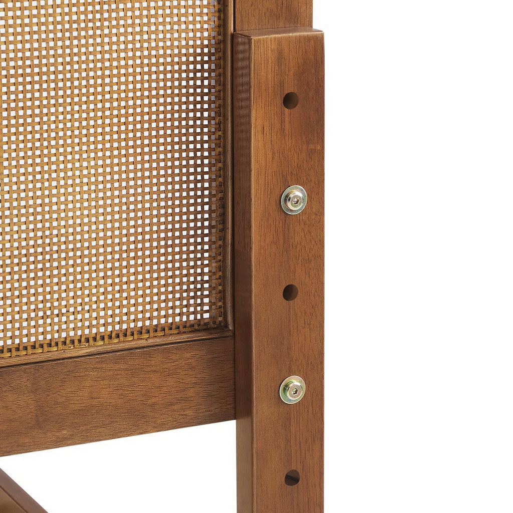 Sirocco Rattan and Wood Platform Bed by Modway