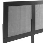 Sirocco Rattan and Wood Platform Bed by Modway