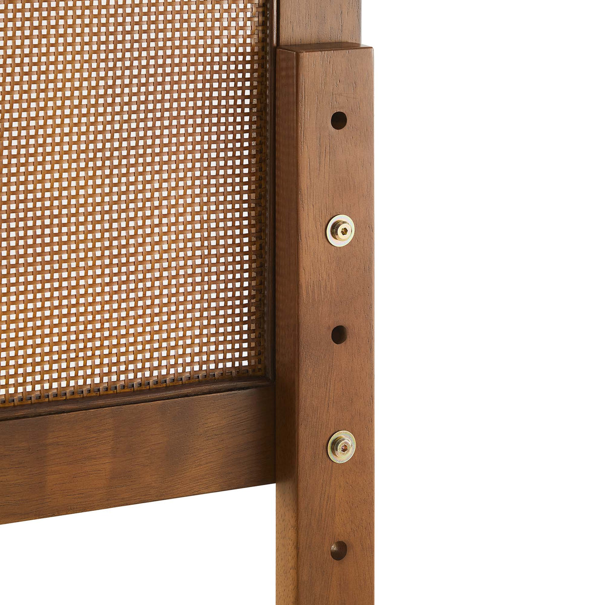 Sirocco Rattan and Wood Platform Bed by Modway