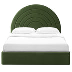 Solana Arched Performance Velvet Full Platform Bed by Modway