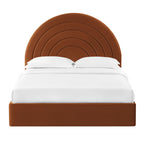 Solana Arched Performance Velvet King Platform Bed by Modway