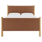 Maven Full Size Vegan Leather Upholstered Platform Bed by Modway