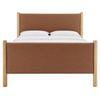 Maven King Size Vegan Leather Upholstered Platform Bed by Modway