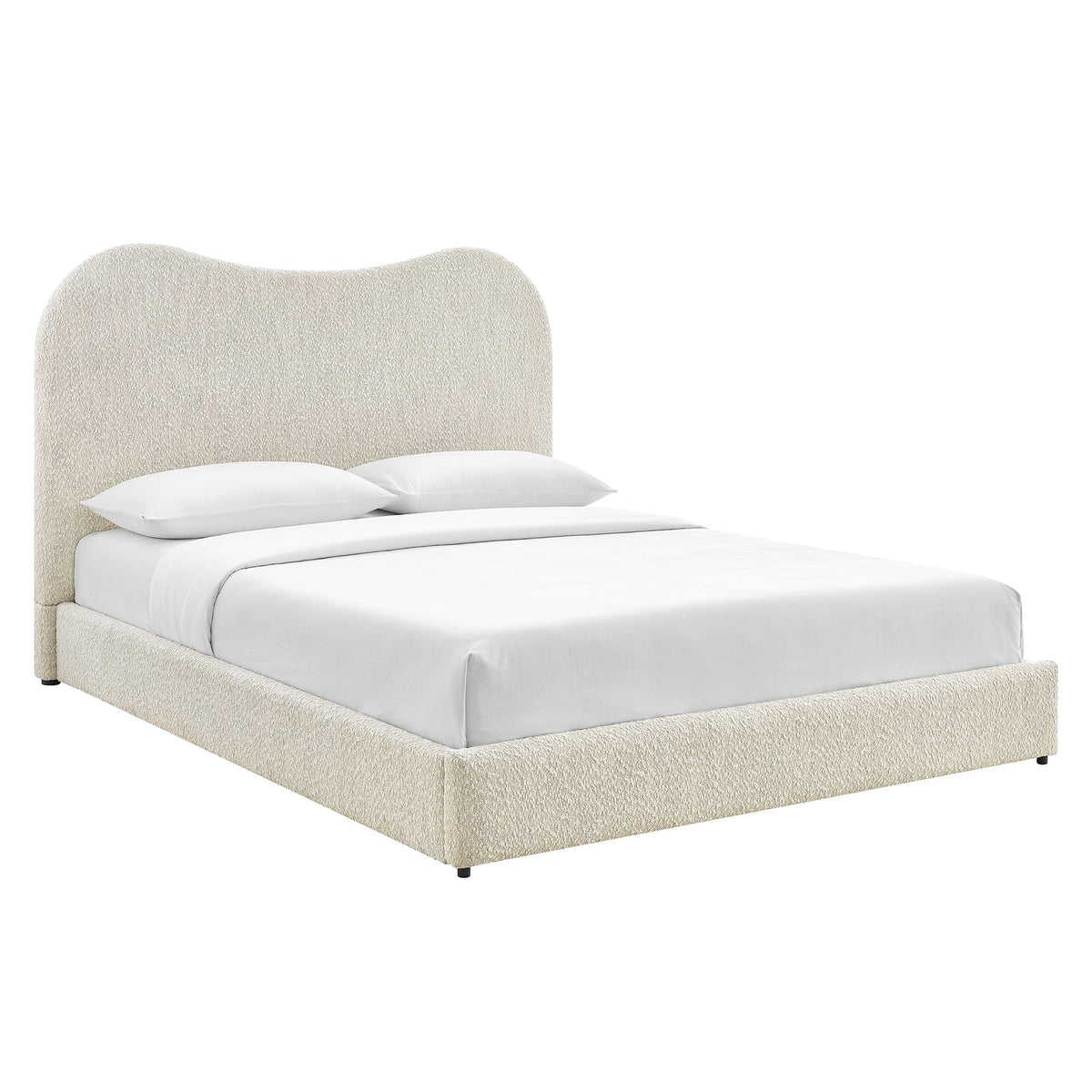 Seluna Boucle Queen Platform Bed by Modway