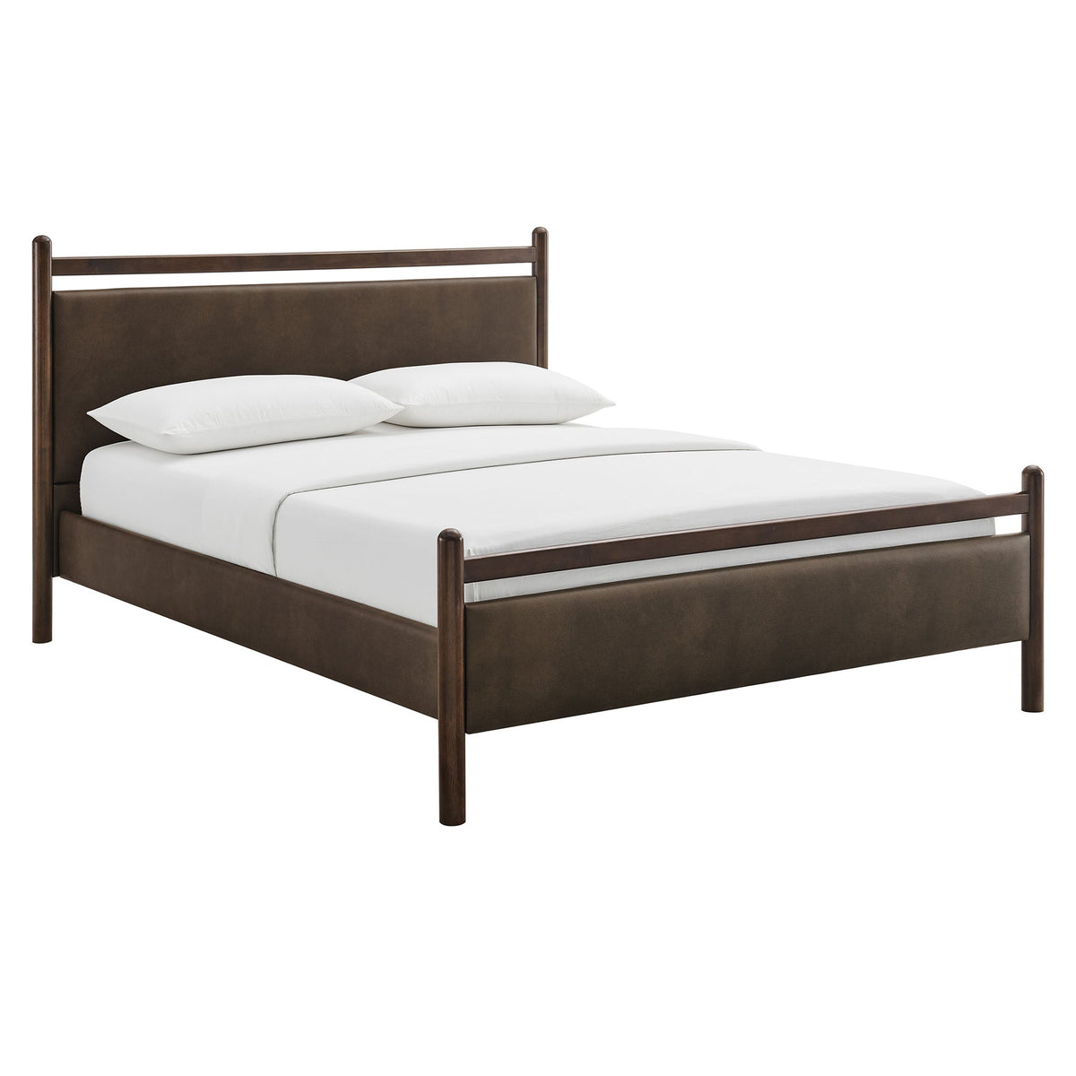 Ginny Vegan Leather Platform Bed Frame by Modway
