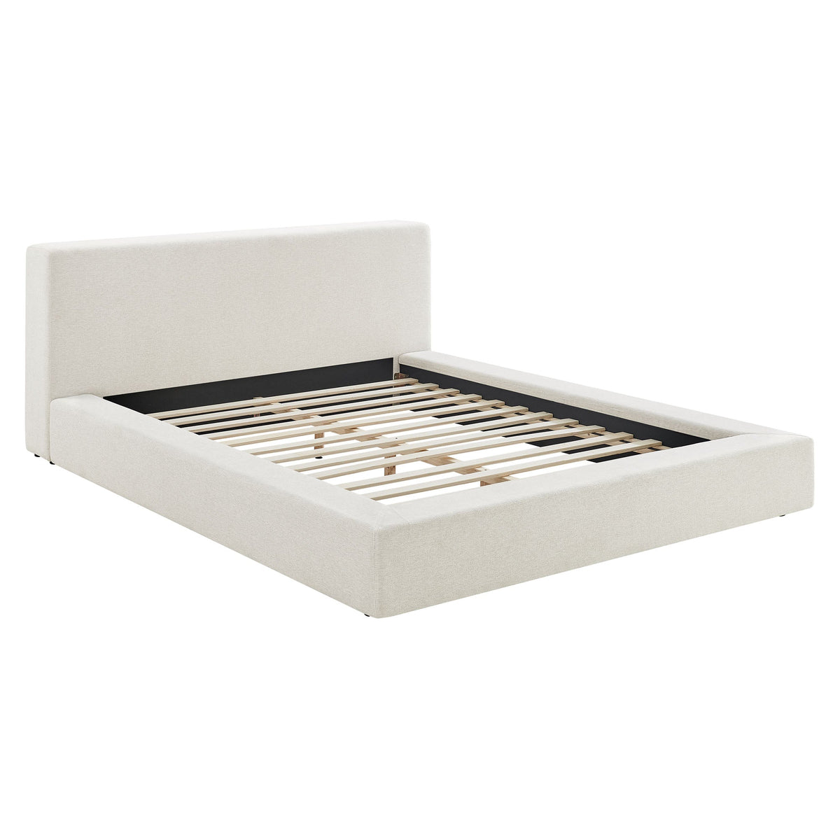 Luma Chenille Upholstered Platform Bed Frame by Modway