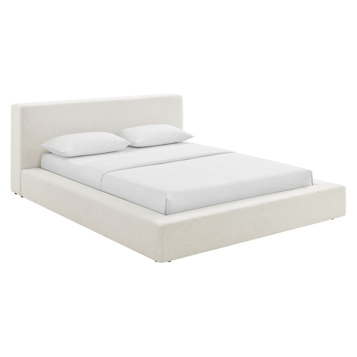 Luma Chenille Upholstered Platform Bed Frame by Modway
