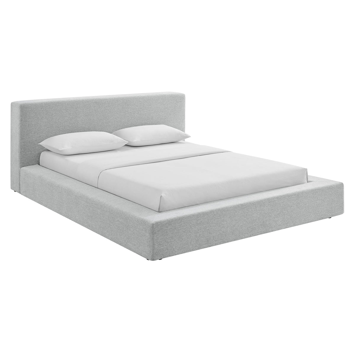 Luma Chenille Upholstered Platform Bed Frame by Modway