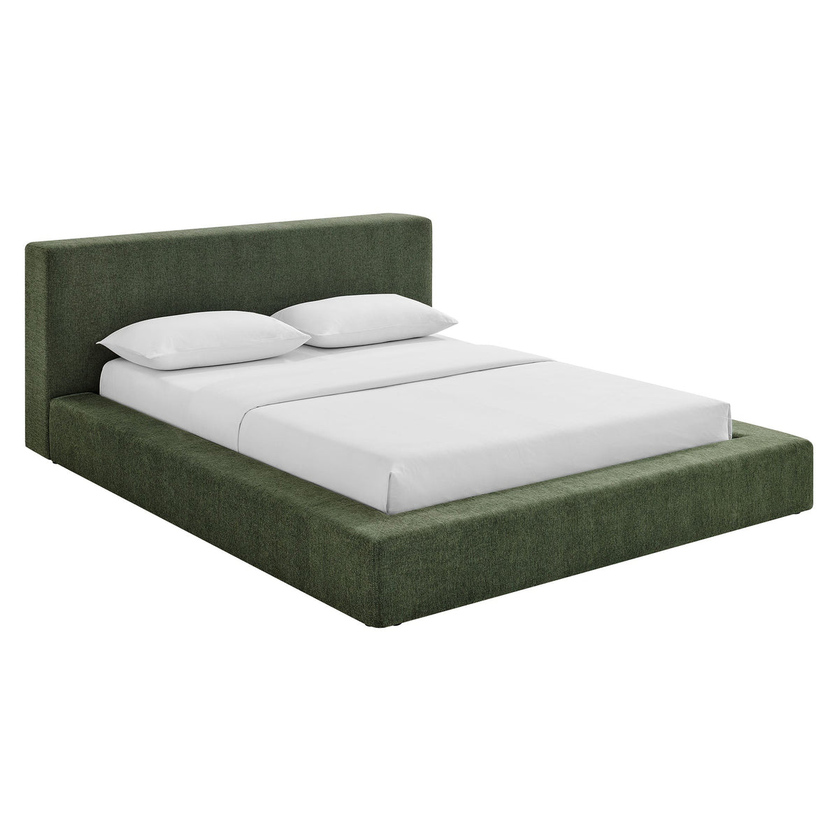 Luma Chenille Upholstered Platform Bed Frame by Modway