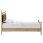 Leni Vegan Leather and Wood Platform Bed Frame by Modway