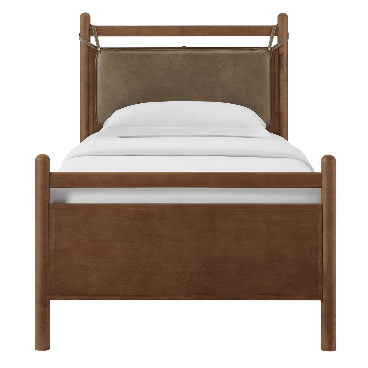 Leni Vegan Leather and Wood Platform Bed Frame by Modway
