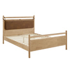 Leni Vegan Leather and Wood Platform Bed Frame by Modway