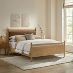 Leni Vegan Leather and Wood Platform Bed Frame by Modway
