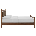 Leni Vegan Leather and Wood Platform Bed Frame by Modway