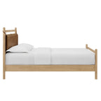 Leni Vegan Leather and Wood Platform Bed Frame by Modway