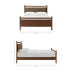 Leni Vegan Leather and Wood Platform Bed Frame by Modway