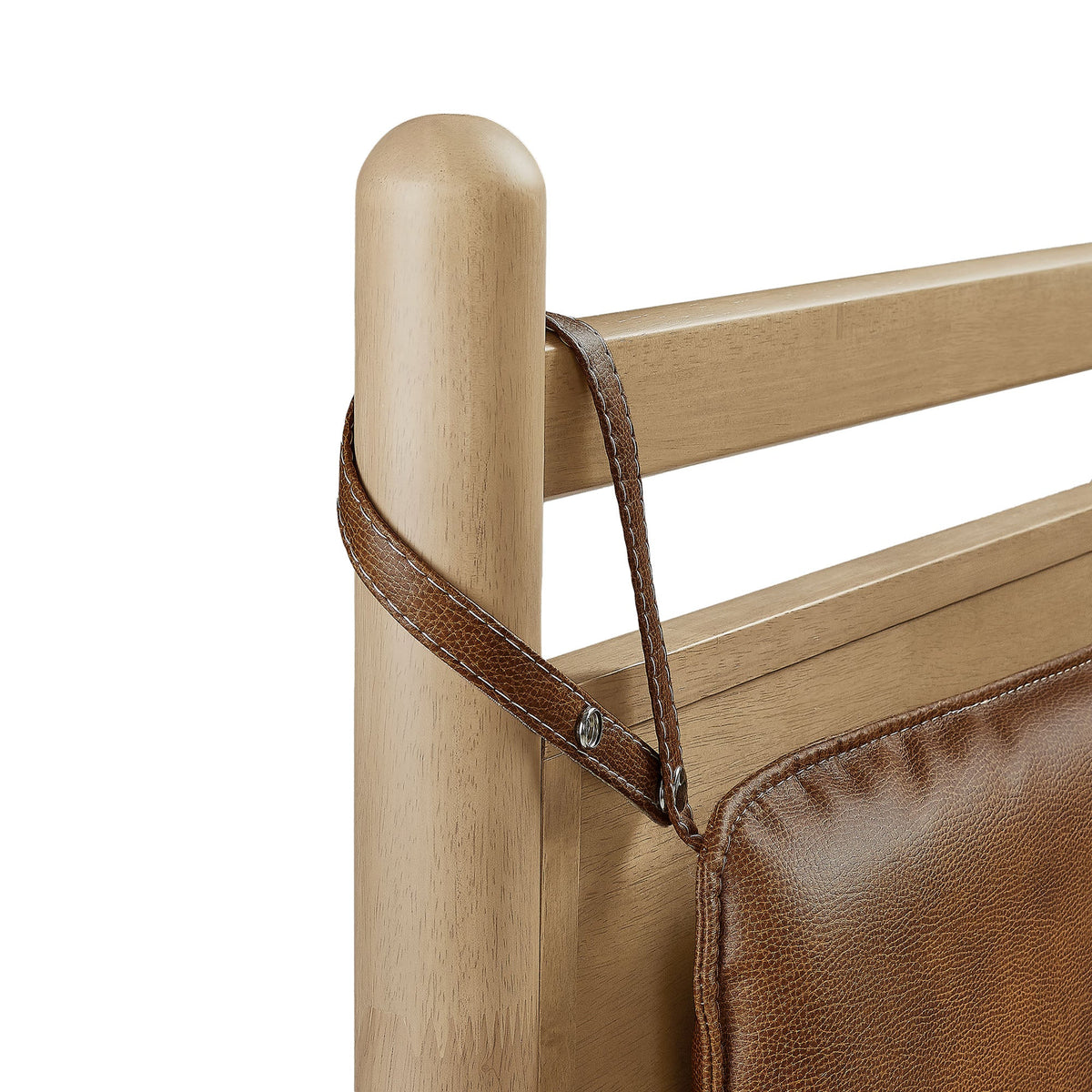 Leni Vegan Leather and Wood Platform Bed Frame by Modway