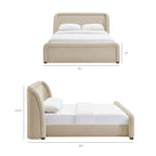 Tasmin Upholstered Fabric Platform Bed by Modway